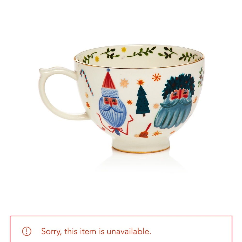 Whimsical Holiday Mug with Festive Design